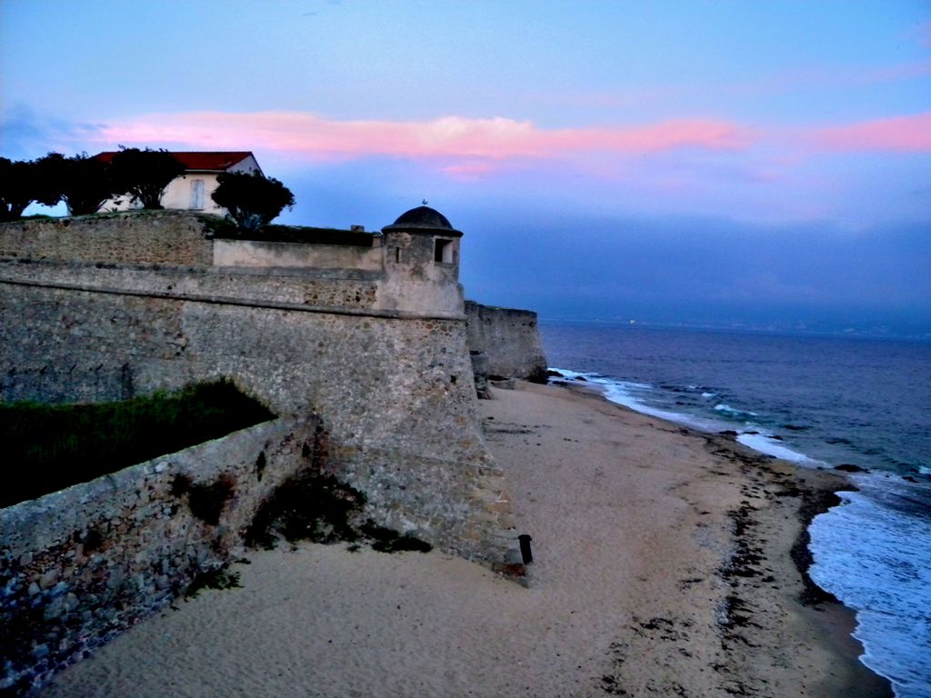Ajaccio citadel at the evening - Corsica