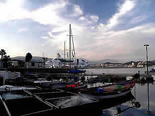 Ajaccio port Corsica