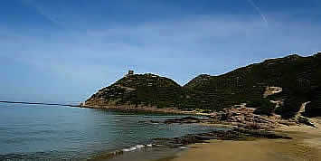Holidays to the beaches around north Sardinia - Porto Ferro beach
