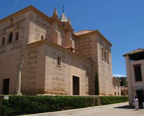 Entrance to the Granada Church of Santa Mara de la Alhambra