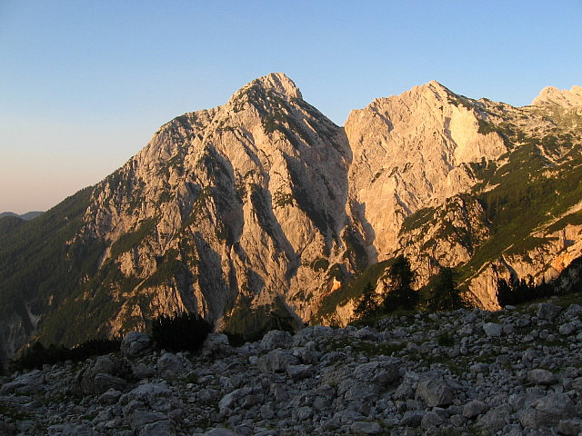 Mt. Velika Baba on the left and Ledinski vrh on the right