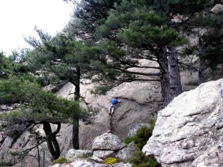 Climbing-Bavella-corsica - Corsica