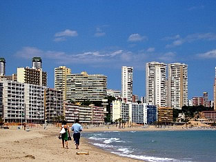 Benidorm beach