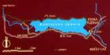 Map of Lake Bohinj