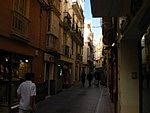Streets with shops in Cadiz 
