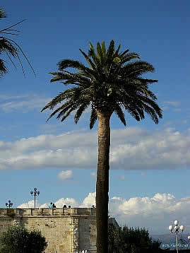 Bastione di saint remy view to Cagliari- Sardinia