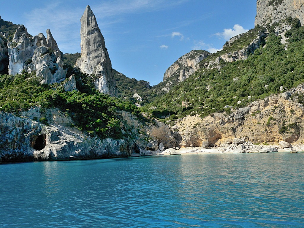Boat trip around Orosei Gulf and its beaches - Cala Goloritze - Sardinia Italy 