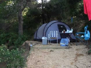 Camping place Cala Llevado