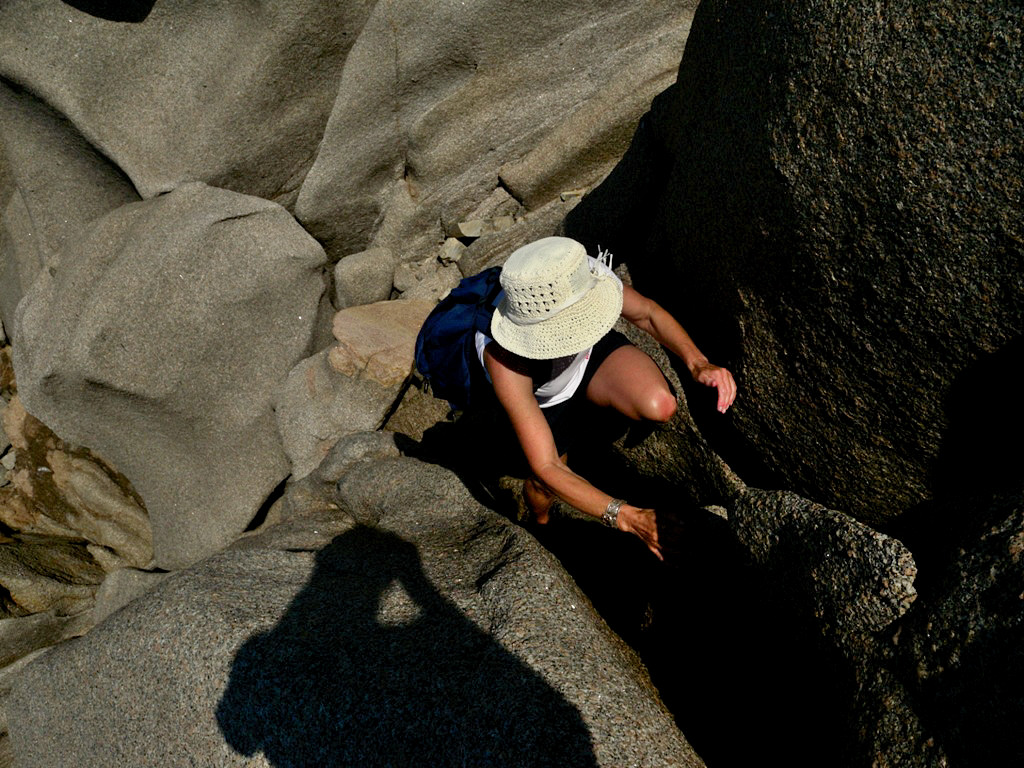 One of the best thing in Capo Testa was to climb all the rocks on the way to the lighthouse. It?s fun and excitable climb and watch strange shapes of granite rocks - Sardinia 