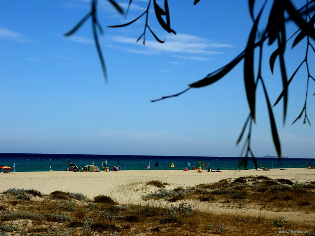 Costa Rei - Sardinia is situated in a bay with a wide beach, which is composed of fine white sand