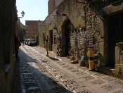 Paved streets of Erice Sicily 