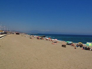 Eastern beach of Gibraltar