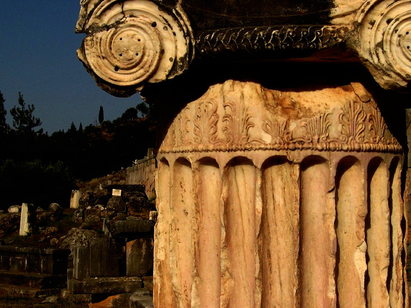 Today is Delphi an archaeological site and a modern town in the valley of Phocis - Greece