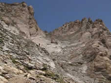Mytikas - last part of route to Mount Olympus