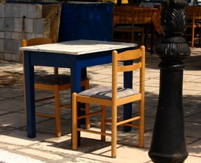 Table for two in Greece