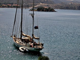 sailing in Greece