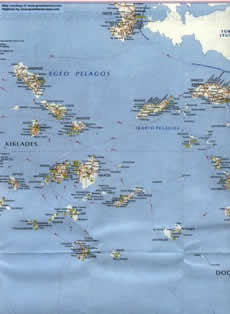 Where are Kiklades Greece