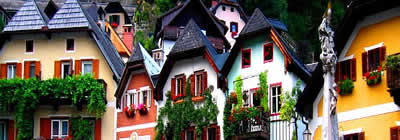 Houses on Hallstatt square
