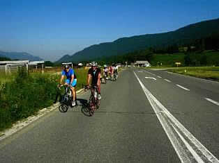 Cycling from Ratece, Kranjska Gora to Vrsic pass