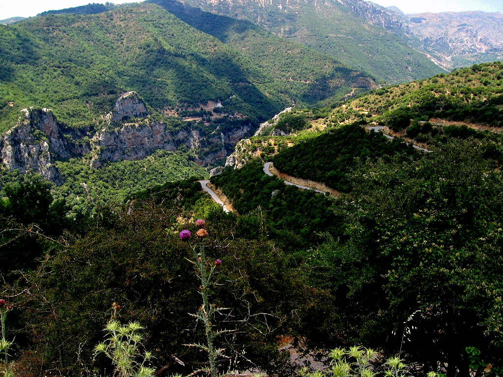 Travel around Arcadia on narrow and unpaved roads to Lousios gorge and villages of Dimitsana and Stemnitsa give yourself a reassuring a sense of adventure - Peloponnese Greece 