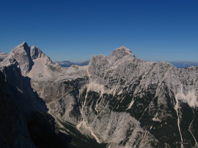 Once you are here in the wall of Mt. Mojstrovka and see surrounding mountains Jalovec, Mangart, Vevnica and Ponce ridge you will wonder what else could you climb - Slovenia
