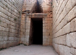 Entrance to Agamemnon tomb