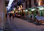 Nafplio streets at the evening