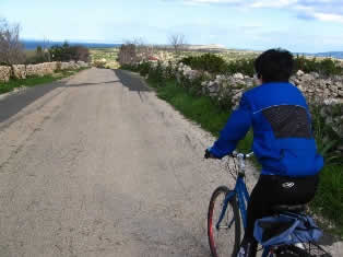 Bicycling to the Lun - Pag