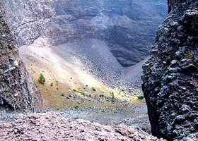Vesuvio crater Italy