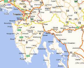 Where is Novigrad on map Croatia