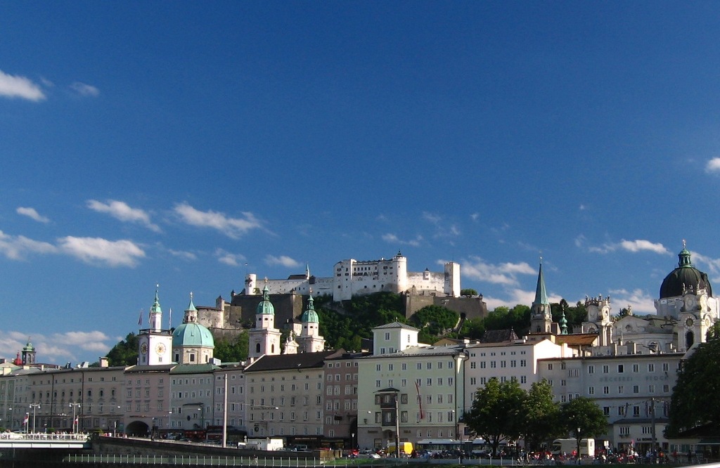Hohensalzburg Fortress is the largest and the best preserved citadel in Europe - Salzburg Austria 