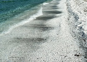 Beach of Sinis peninsula