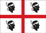 Sardinia flag - quatro mori