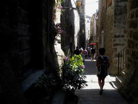 Sartene Corsica - old town tiny streets