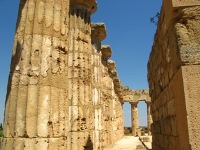 Selinunte temple - ruins Sicily