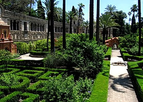 Seville Alcazar garden