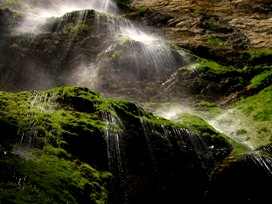 Brinta waterfall bathing