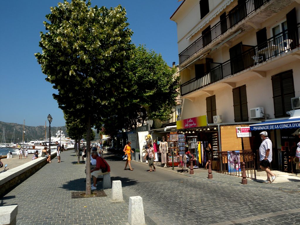 St. Florent appears to be a bustling, attractive waterfront town - Corsica 