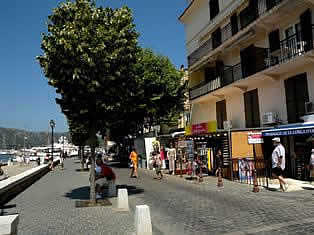 St Florent town Corsica