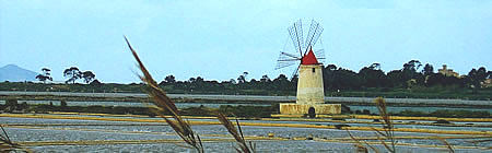 Explore Trapani region with wind mills on holiday in Sicily 