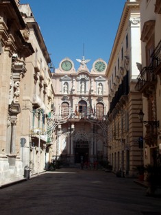 Trapani old town centre - Sicily