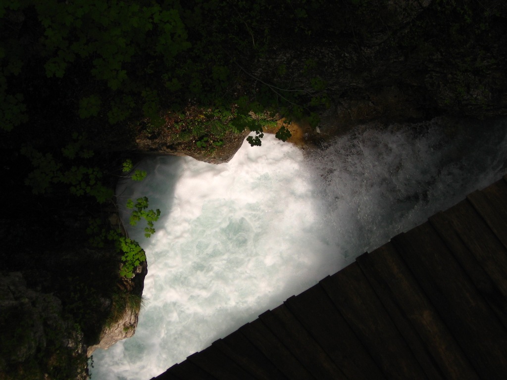 Waterfall in Tscheppaschlucht - everyone who visited gorge was amazed over his beauty- Carinthia Austria