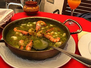 Paella - traditional Andalusian