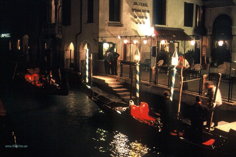 Gondolas in Venice - Italy 