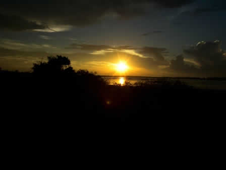 Sun rise Yala national Park
