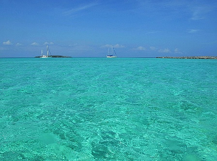 Andros island Bahamas achorage