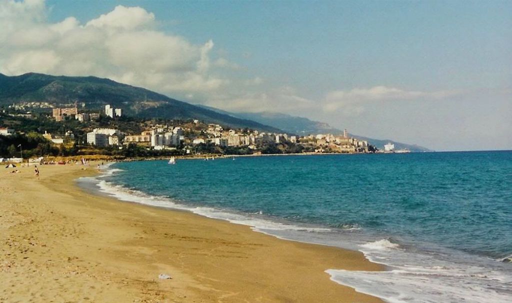 Arinella beach close the town of Bastia - Corsica