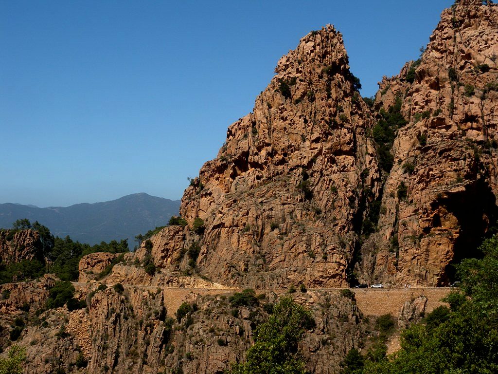 Calanques de Piana stone formation - Corsica 