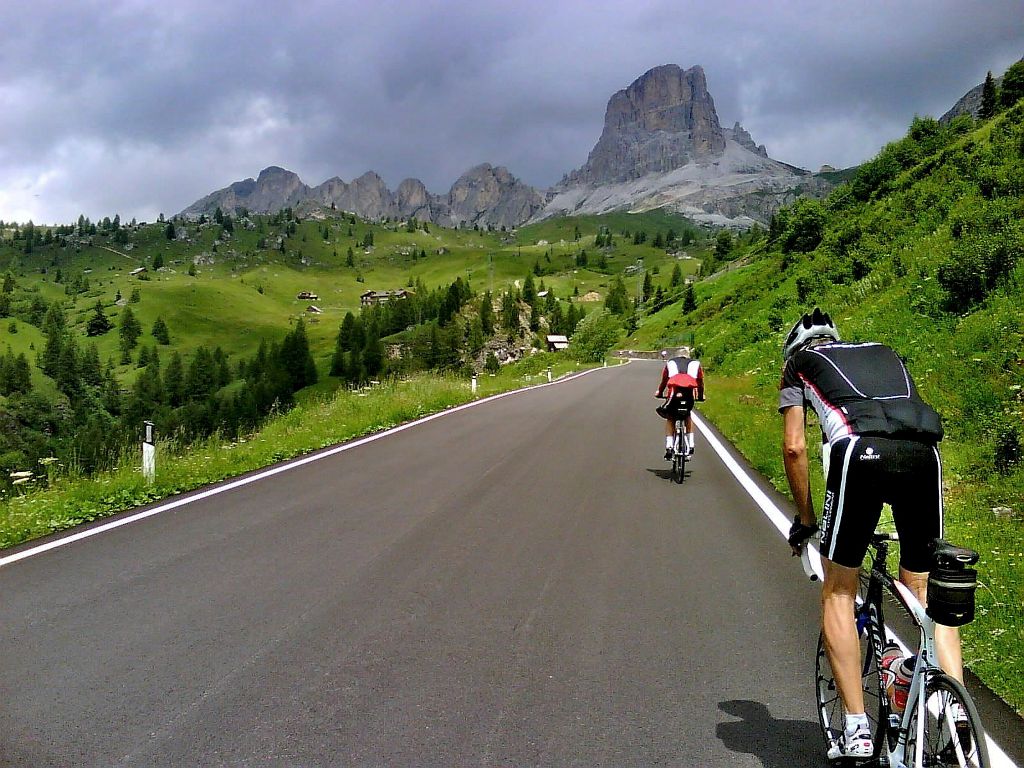 Cycling in Dolomites