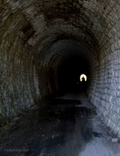 Groznjan Tunnel of former railway known as Parenzana, Istria Croatia